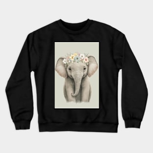 Pretty Elephant Crewneck Sweatshirt